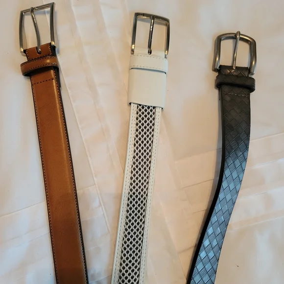 THREE belts - 2 PGA Tour brand - size 44 - Picture 1 of 11